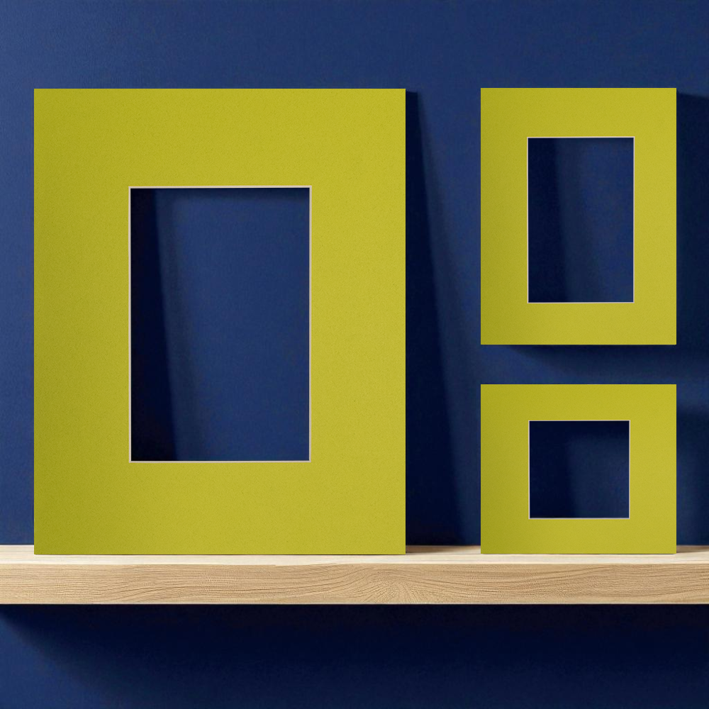 Lime green mount with solid core